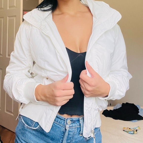 Athleta Jackets & Blazers - Athleta bomber jacket white